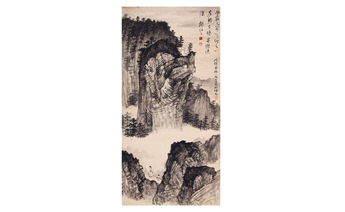 5谢伯子 抱琴访友图轴_副本.jpg